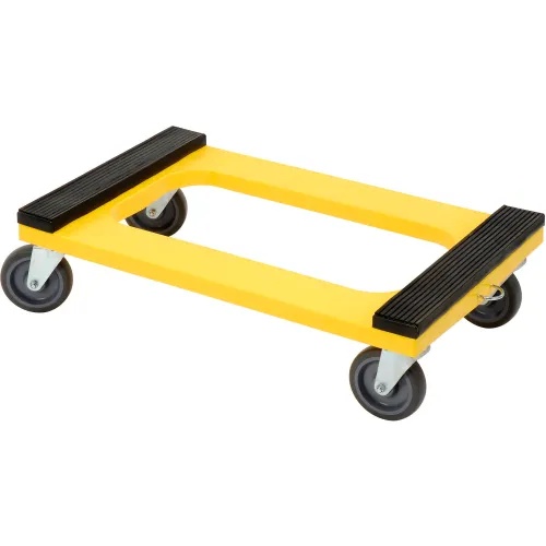 Picture of WB241530 Global Industrial™ Plastic Dolly With Rubber Padded Deck 5" Casters 1200 Lb. Capacity